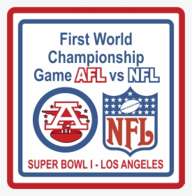 Superbowl 1 Logo Png Transparent - Nfl Logo Old And New, Png Download, Free Download