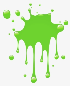 Orange Paint Splatter Clip Art - Slime Clipart, HD Png Download, Free Download