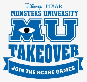 Transparent Monster Inc Png - Monster University Mu Logo, Png Download, Free Download