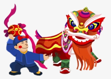 Chinese New Year Png - Lion Dance Mid Autumn Png, Transparent Png, Free Download