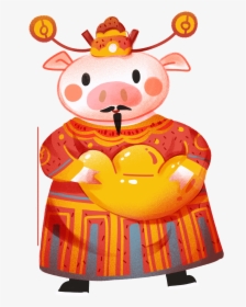 Red Festive Chinese Style New Year Png And Psd Clipart - Cartoon, Transparent Png, Free Download
