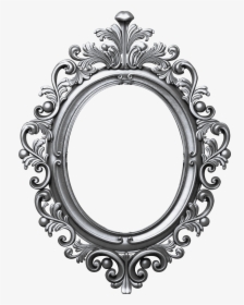 Picture Leaf Gold Tattoo Vintage Georgian Victorian - Oval Mirror Frame Png, Transparent Png, Free Download