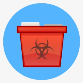 Biohazard Symbol Clipart , Png Download - Medical Waste Clipart, Transparent Png, Free Download