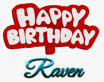 Raven Happy Birthday Name Logo - Love Happy Birthday Farhan, HD Png Download, Free Download