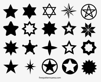 Star Shape Vectors And Templates - Star Vector, HD Png Download, Free Download
