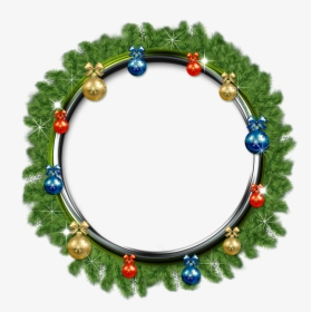 Photo Frame, New Year"s Eve, Swag, Ornament, Photoshop - Circle, HD Png Download, Free Download