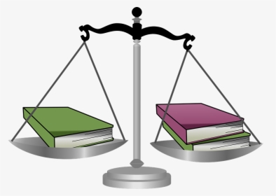 Scale, Weigh, Judge, Books, Equial, Balance, Justice - Native And Non Native Speakers, HD Png Download, Free Download