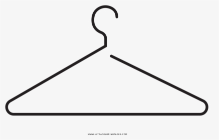 Clothes Hanger Coloring Page - Triangle, HD Png Download, Free Download