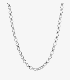 Silver Neck Chain Png, Transparent Png, Free Download