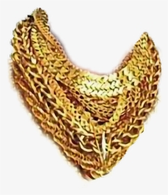 Necklace Gold Chain Chains Necklaces Jewellery Thuglife - Transparent Gold Chain Png, Png Download, Free Download
