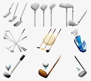 Golf, Clubs, Ball, Irons, Wood Club, Golfer, Sport - ゴルフ クラブ イラスト フリー 素材 Ai, HD Png Download, Free Download