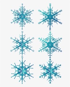 Snowflake Decoration Blue Simple Element Png And Vector - Snowflake, Transparent Png, Free Download