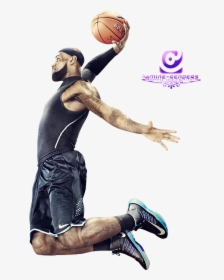 Lebron James Poster In Lakers - Lebron James Poster Dunk Lakers, HD Png Download, Free Download