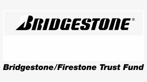 Bridgestone Firestone Trust Fund Logo Black And White - Bridgestone, HD Png Download, Free Download