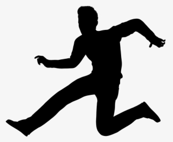 Male Silhouette Png -silhouette, Man, Casual, Male, - Guy Jumping Png, Transparent Png, Free Download
