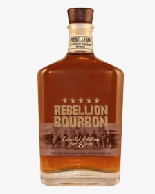 Rebellion 8yr Bourbon 750ml - Whiskey Rebellion Bottle, HD Png Download, Free Download