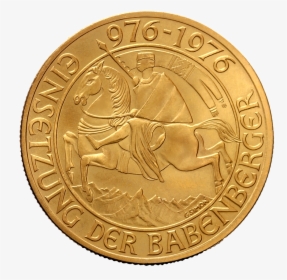 1000 Schilling Babenberger Gold Bildseite - Canadian 1 Oz Gold Maple Leaf, HD Png Download, Free Download