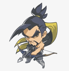 Overwatch Wiki - Overwatch Hanzo Cute Spray, HD Png Download, Free Download
