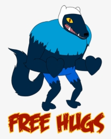 Finn Png -adventure Time Hug Wolf Finn , Png Download - Adventure Time Hug Wolf Finn, Transparent Png, Free Download