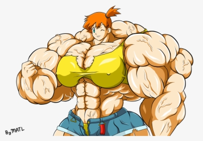 Pokemon Misty Muscle , Png Download, Transparent Png, Free Download