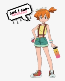 #vsco #misty #pokemon #edit - Pokemon Sun And Moon Brock And Misty, HD Png Download, Free Download