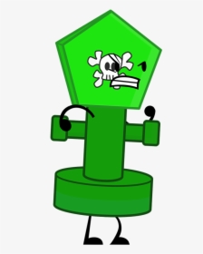 Old Object Fire Wikia - Bfdi Toxic Gas, HD Png Download, Free Download
