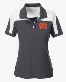 Vipkid Logo Embroidered Ladies Color Block Polo , Png - Two Tone Polo Shirt Design, Transparent Png, Free Download