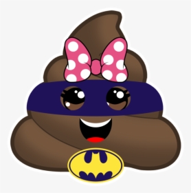 Bat Poop Emoji - Black And White, HD Png Download, Free Download