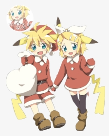 Image Id - - Christmas Rin And Len, HD Png Download, Free Download