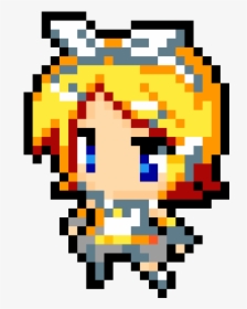 Pixel Art Hatsune Miku, HD Png Download, Free Download