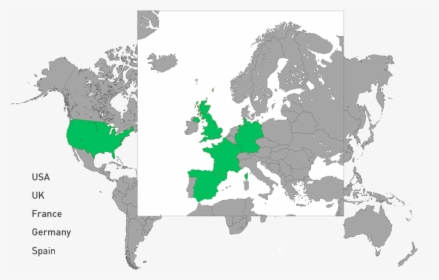 Dc Locations Map - Czech Republic In Europe Map, HD Png Download, Free Download