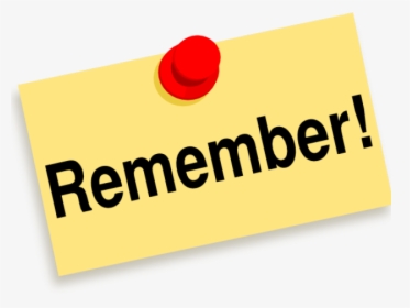 Remember Clipart Dates - Things To Remember Icon, HD Png Download, Free Download