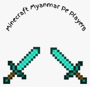 Transparent Minecraft Diamond Sword, HD Png Download, Free Download
