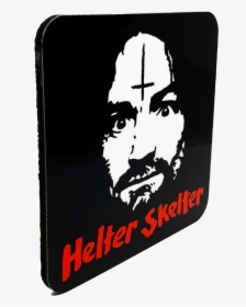 Charles Manson Helter Skelter Drink Coaster - Illustration, HD Png Download, Free Download