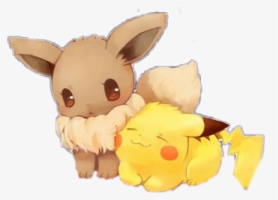 Cute Pikachu And Eevee, HD Png Download, Free Download