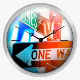 Usa New York State New York City Times Square Directional - Wall Clock, HD Png Download, Free Download