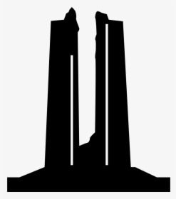 Canadian National Vimy Memorial - Vimy Ridge Silhouette, HD Png Download, Free Download