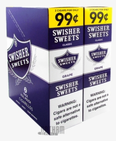 Swisher Sweets Cigarillos Grape Box - Swisher Sweets, HD Png Download, Free Download