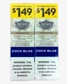 Swisher Sweets Coco Blue 2/$1 - Cosmetics, HD Png Download, Free Download