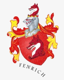 Coat Of Arms Fenrich Heraldry - Fenrich, HD Png Download, Free Download