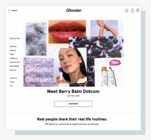 Glossier Berry Balm Dot, HD Png Download, Free Download