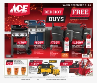 December 2019 Red Hot Buys Circular Nr 1 - Ace Hardware Christmas Ad, HD Png Download, Free Download