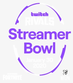 Twitch Rivals Streamer Bowl - Circle, HD Png Download, Free Download