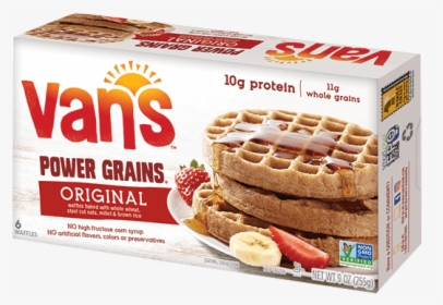Power Grains® Waffles Original - Vans 8 Whole Grain Waffles, HD Png Download, Free Download