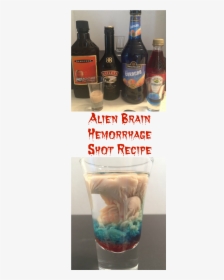 Alien Brain Hemorrhage Shot Recipe - Erase You From My Life, HD Png Download, Free Download