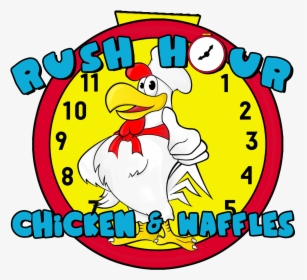 Transparent Chicken And Waffles Clipart - Rush Hour Chicken And Waffles, HD Png Download, Free Download