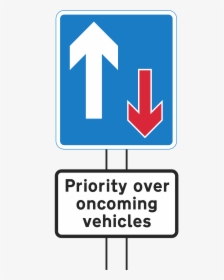 Road-44403 - Priority Over Oncoming Vehicles, HD Png Download, Free Download
