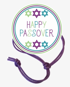 Happy Passover Multi Colored Napkin Knot Product Image - Circle, HD Png Download, Free Download