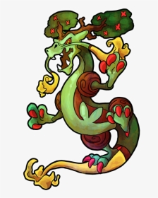 Omnis Region Azure Dragon Of The East Legendary Design - Cartoon, HD Png Download, Free Download