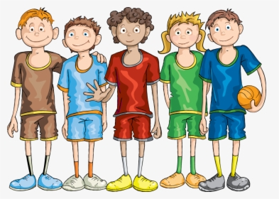 Thumb Image - Basketball Team Cartoon Png, Transparent Png, Free Download